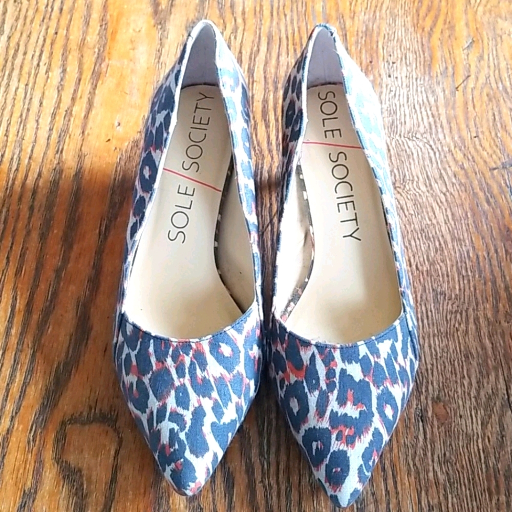 Sole Society Leopard heels